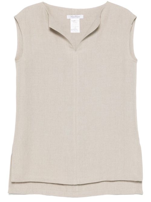 Beige Colimbo Sleeveless Top