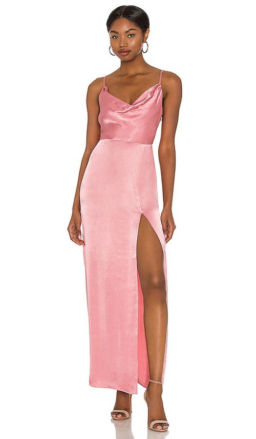 NBD ABENDKLEID LILA in Rose. Größe XS. Also in