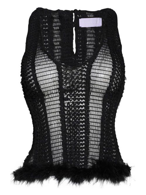 Knitted top - Black