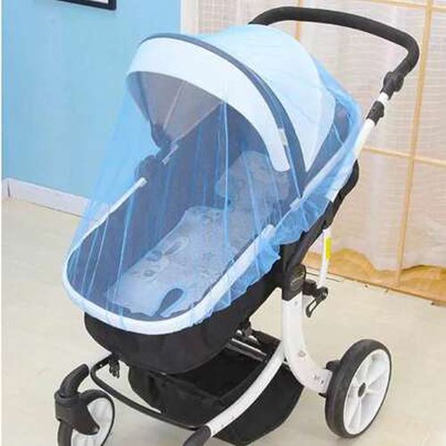 Universal Baby Bassinet Mosquito Net, Breathable Mesh Canopy For Cradle, Stroller, Crib, Convenient Carry Bag, White, Spring/Summer