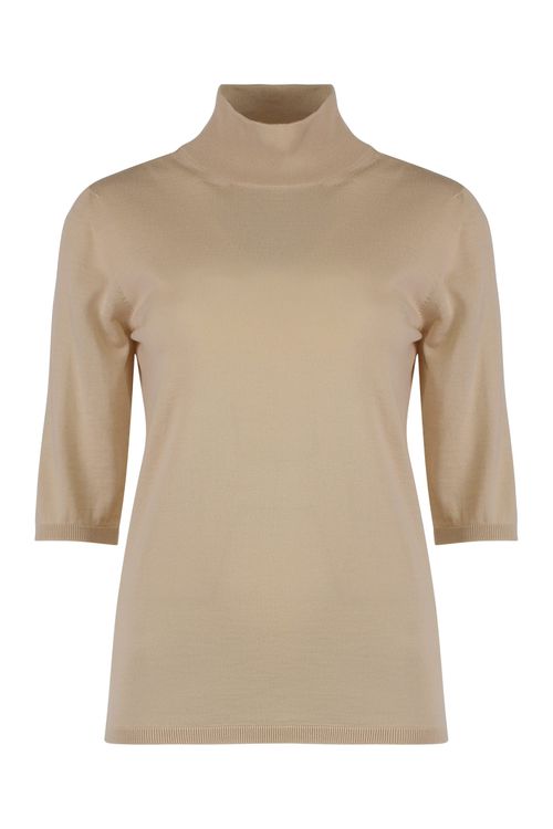 Cecina Virgin Wool Turtleneck Sweater