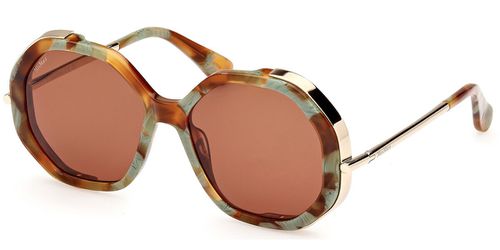 Max Mara MM0094 LIZ 56E Men's Sunglasses Tortoiseshell Size 55