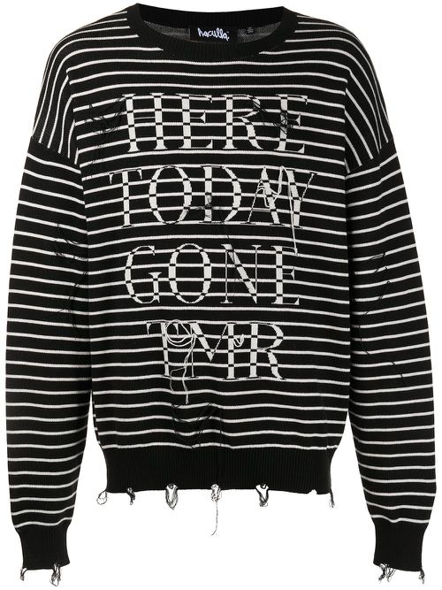 Here Today Gone Tmr sweatshirt - Black