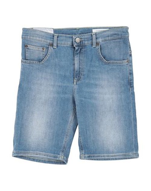 Kids Kid Boy Denim shorts Blue Size 12 Cotton, Elastomultiester, Elastane