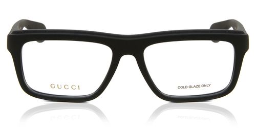 Gucci GG1572O 007 Men's Glasses Blue Size 54 - Free Lenses - HSA/FSA Insurance - Blue Light Block Available