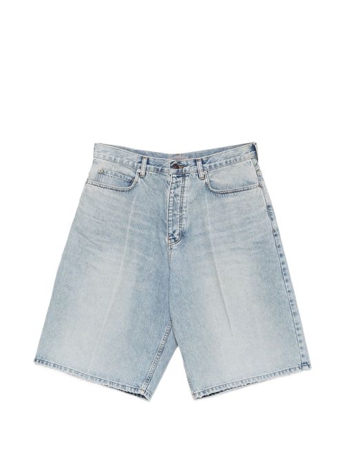 Men's Light Wash Denim Shorts