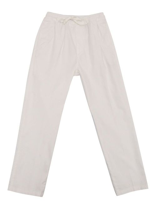 Drawstring-waist trousers - Neutrals