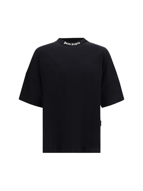 Logo-Print Crew Neck T-Shirt — Black