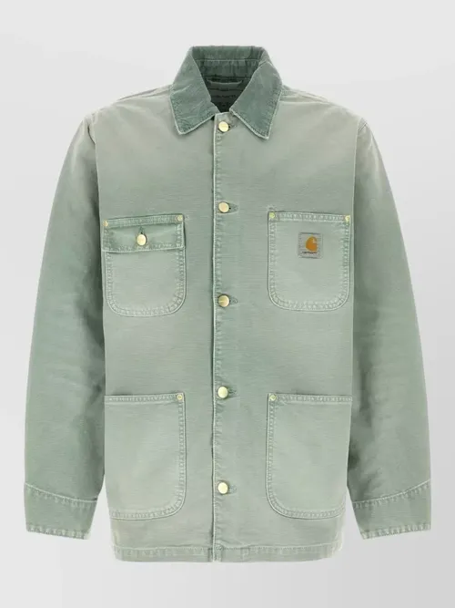 Carhartt Wip - canvas og chore coat collared long sleeve