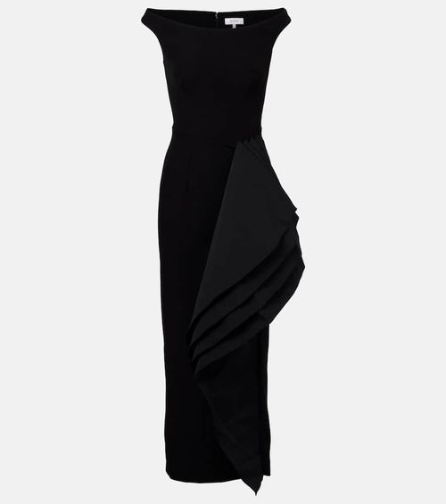 Bree draped midi dress