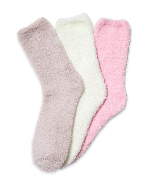 Plush Cozy Socks, Pack of 3