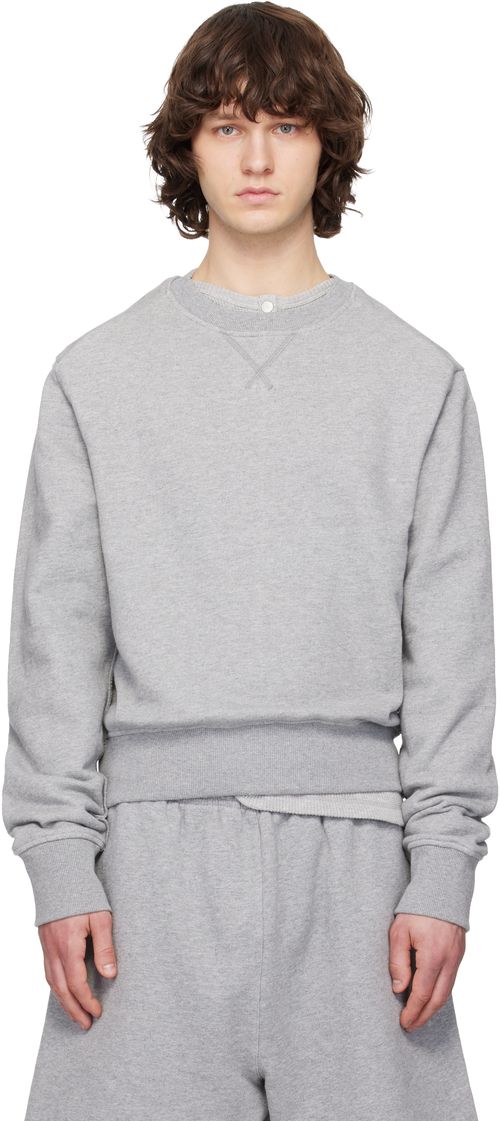 Gray Pod Crew Sweatshirt