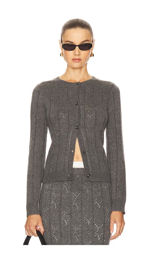 Line & Dot Alena Cardigan in Grey. S. Also in L