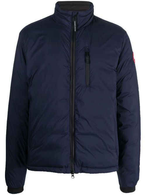 Detachable hood padded jacket - Blue