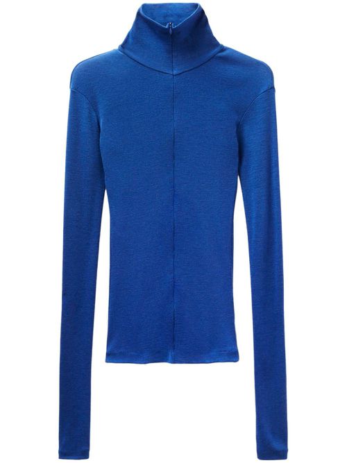Zip Turtle top - Blue