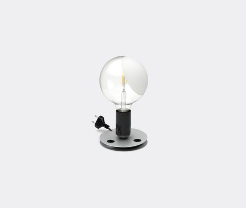 'lampadina' Table Lamp, Black, Uk Plug