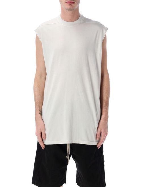 Minimal Sleeveless T-Shirt with Structured Design in Large