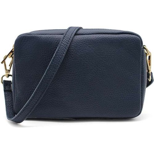 Small Genuine Italian Leather Double Compartments Bag