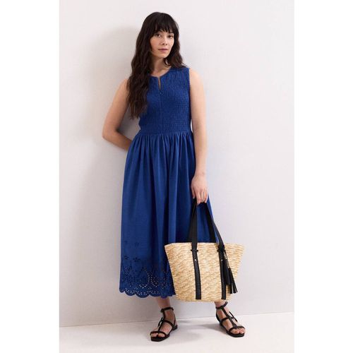 Phase Eight Jade Smocked Jersey Dress In Cobalt
