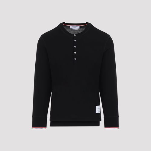 Men's Wool Long-Sleeve Henley Top