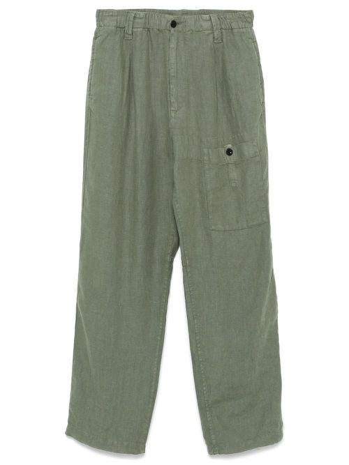 C.P. Company linen trousers - Green