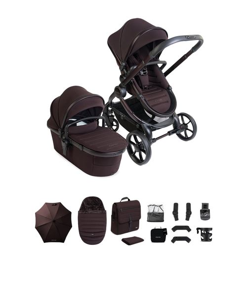 Peach 8 Pushchair and Carrycot Set