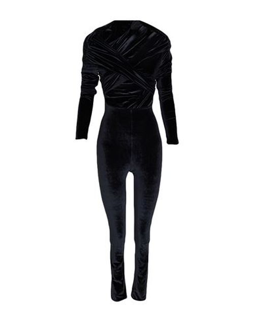 Woman Jumpsuit Black Size ONESIZE Polyamide, Elastane