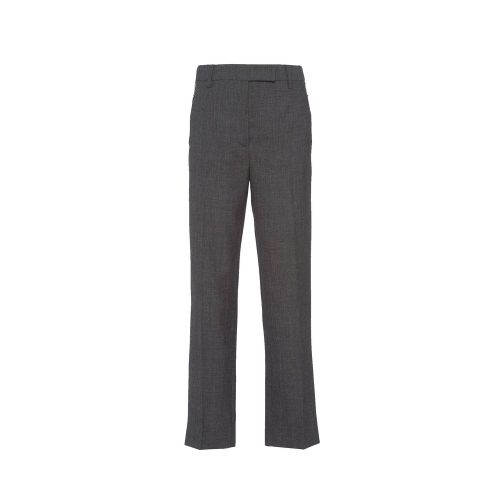 Virgin Wool Trousers — Gray