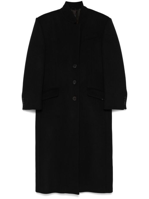 Single-breasted coat - Black