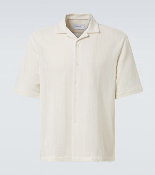 Striped bowling shirt