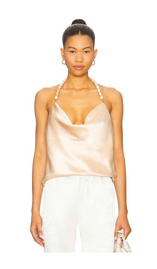 Retrofete Alba Tank in Beige.  S. Also in L