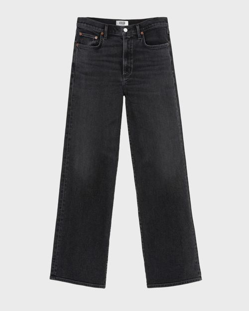 Agolde Jeans Harper Relaxed Straight Hush Washed black