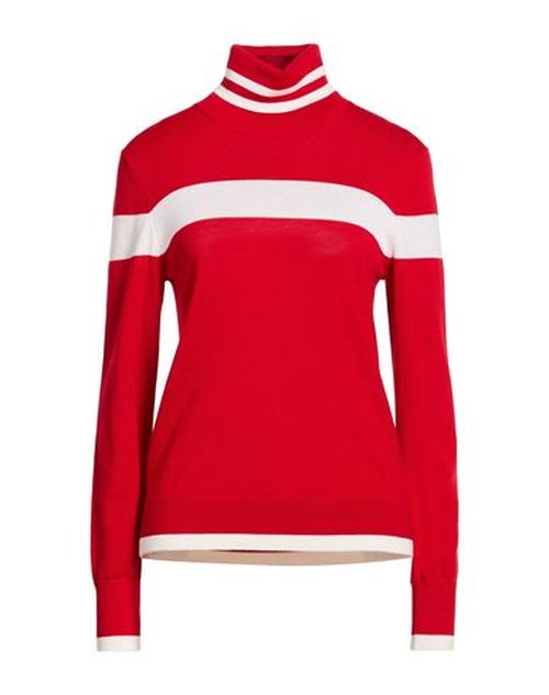 Woman Turtleneck Red Size S Merino Wool