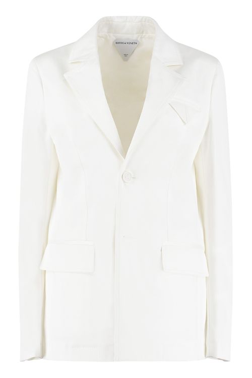 Single-breasted Cotton Blazer