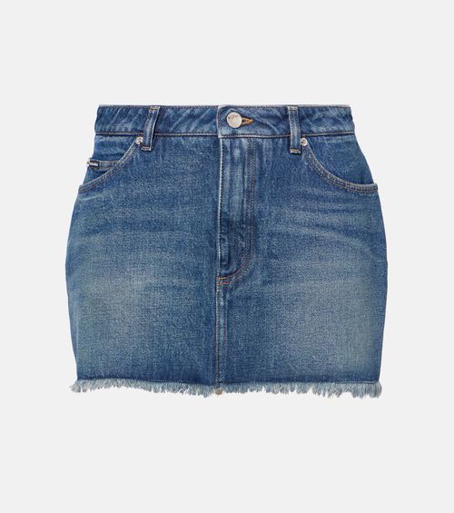 Denim miniskirt