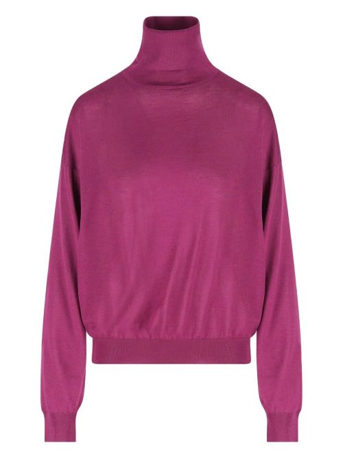Roll-Neck Wool Sweater
