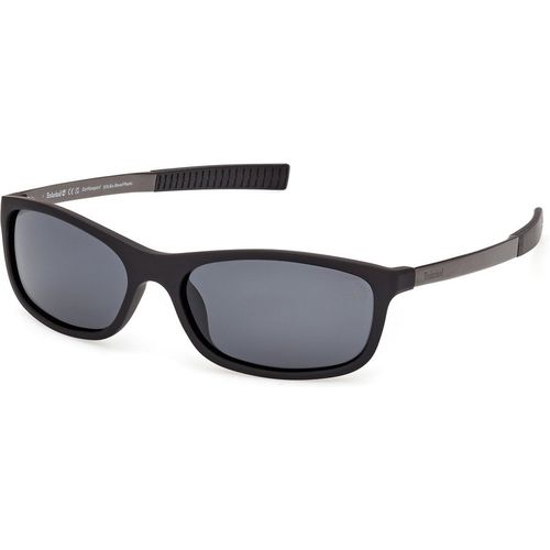 Timberland Hombre Timberland TB00062-H 02D Gafas de sol Inyectado Negro Fumar Cuadrada Polarizado