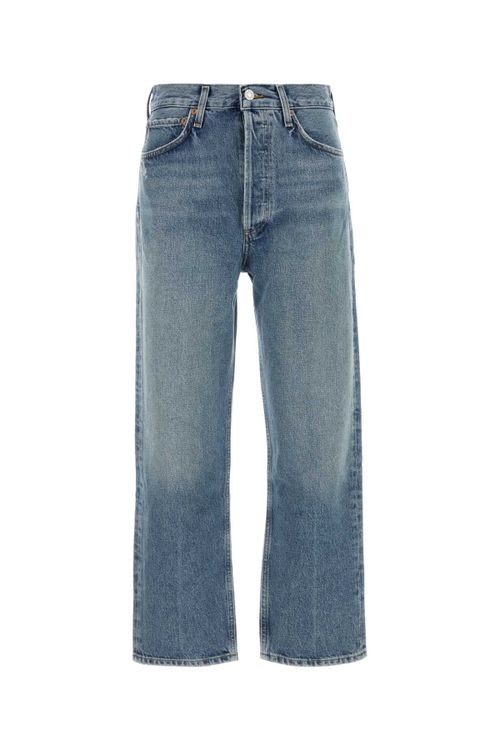 90's Crop Jeans — Blue