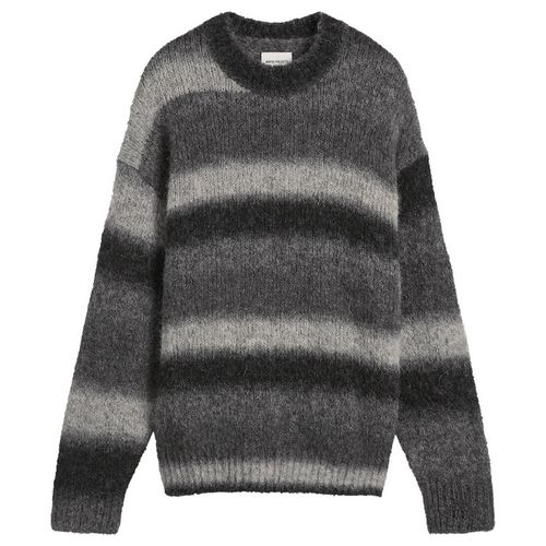 Men's Jonas Gradient Alpaca Sweater Charcoal Melange