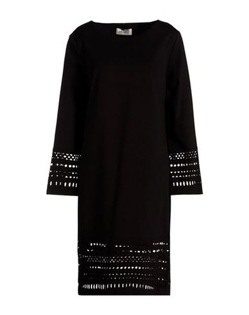 Woman Midi dress Black Size 10 Viscose, Polyamide, Elastane