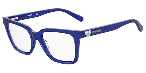Moschino Love MOL603 PJP Women's Eyeglasses Blue Size 52 - Blue Light Block Available