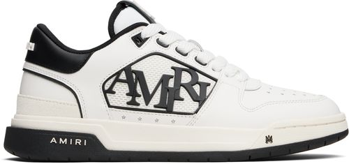 White & Black Classic Low Sneakers