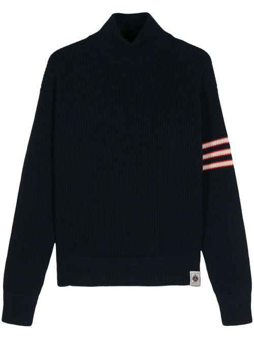 Fisherman's knitted jumper - Blue