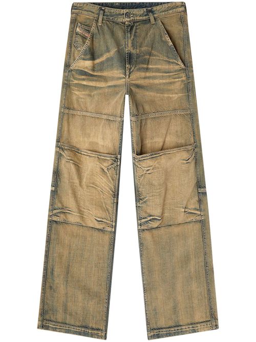 D-SHIFT wide-leg jeans - Neutrals