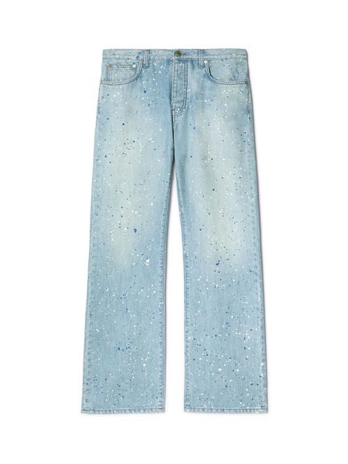 Paint Relaxed Jeans Navy Blue - Multicol