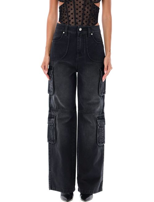 Denim Cargo Trousers
