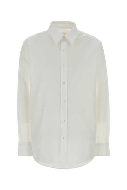 Organic Cotton Poplin Shirt — White