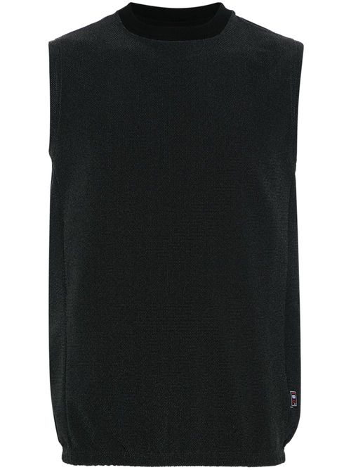 IBQ textured vest - Black