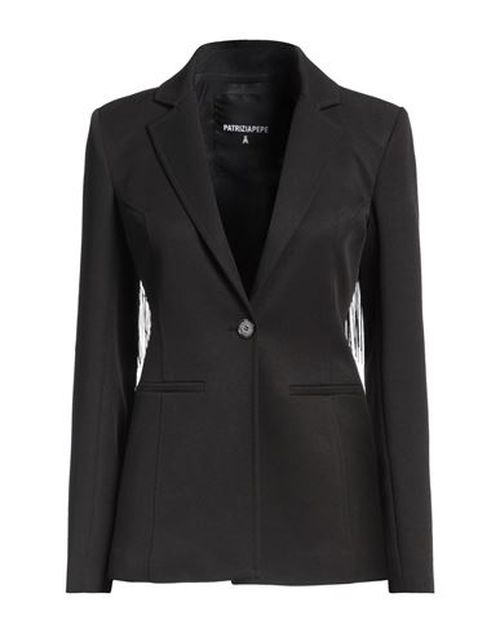 Patrizia Pepe Woman Blazer Black Size 2 Polyester, Elastane