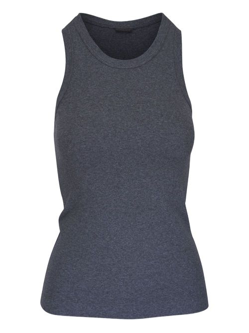 Brunello Cucinelli fitted tank top - Grey